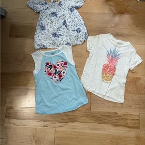 DKNY Billabong and Old Navy girls shirts size 8